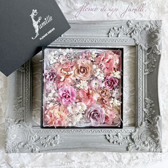 オーダー フラワーボックス 【 Fleur Bijou -フルール ビジュー- 】お花の宝石 ｜ プレゼント インテリア 17枚目の画像