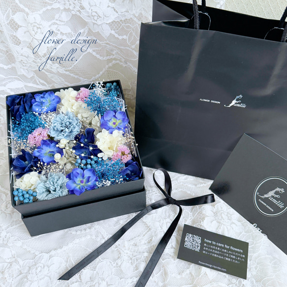 オーダー フラワーボックス 【 Fleur Bijou -フルール ビジュー- 】お花の宝石 ｜ プレゼント インテリア 12枚目の画像