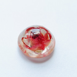 5周記念福袋SALE　〜ピーチカラーのフラワーアクセサリー5点セット〜　薔薇　紫陽花　桜　クリア　レジン　花　ピンク桃 4枚目の画像