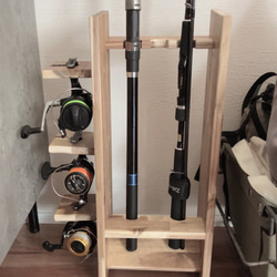 fishing shelf 釣竿とリール置き 6枚目の画像