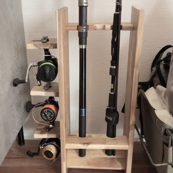fishing shelf 釣竿とリール置き 6枚目の画像