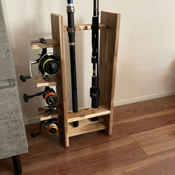 fishing shelf 釣竿とリール置き 4枚目の画像