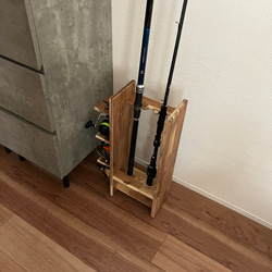 fishing shelf 釣竿とリール置き 2枚目の画像