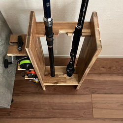 fishing shelf 釣竿とリール置き 5枚目の画像