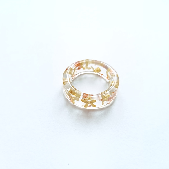 5周記念福袋SALE　〜夏めくオレンジアクセサリー4点セット〜　太陽　コスモス　秋桜　クリア　レジン　花　アクリル　青 5枚目の画像