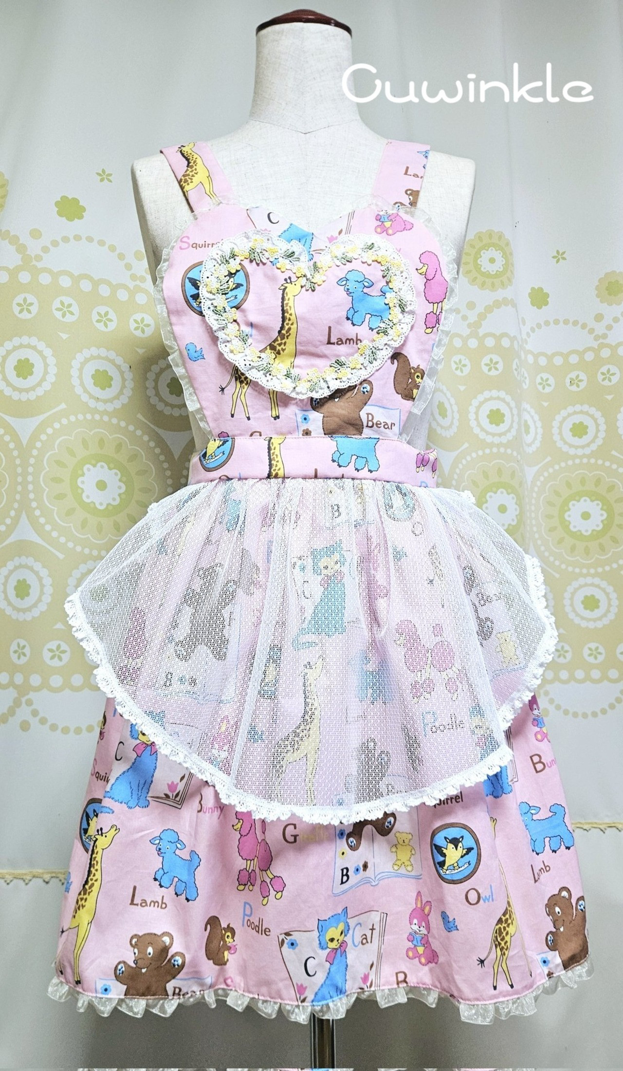 ファッションエプロン：アメリカンヴィンテージガールB