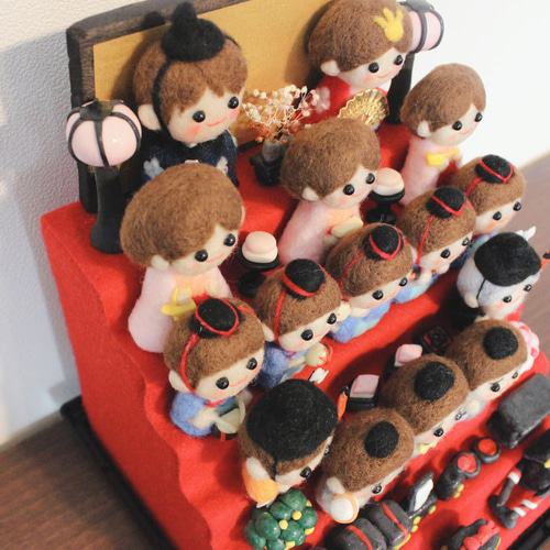 羊毛フェルト 受注製作 雛人形 【公式通販】