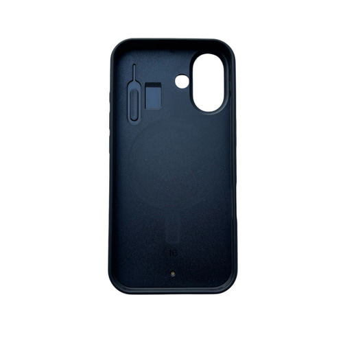 竹×TPU×レジン｜光る海アートiPhone16ケース【蓄光×オーシャンアート