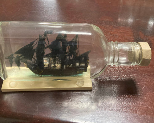 ボトルシップ】ブラックパール号 立体・オブジェ くっか 通販 19542554