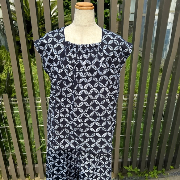 有松鳴海絞りセットアップ⭐送料無料 2枚目の画像
