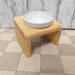 オーダー　ペット　フードスタンド　フードテーブル　餌台　餌入　水入れ　ご飯台 ペット フードスタンド フードテーブル 木製 餌台 餌入 水入れ ご飯台