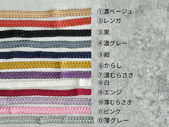 刺繍生地のボタニカル爽やかブルーメガネケース　  名入れ サイドブレード変更可 母の日や敬老の日のギフトに 6枚目の画像