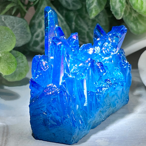 アクアオーラ オーラ水晶 クリスタル クラスター 原石 その他置物 東洋