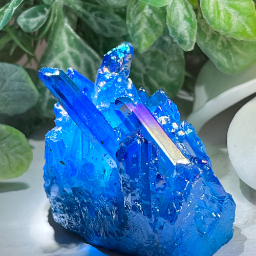 アクアオーラ オーラ水晶 クリスタル クラスター 原石 その他置物 東洋