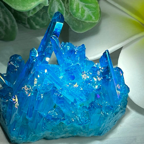 アクアオーラ オーラ水晶 クリスタル クラスター 原石 その他置物 東洋