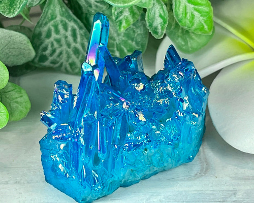 アクアオーラ オーラ水晶 クリスタル クラスター 原石 その他置物 東洋