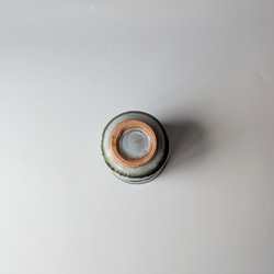 ブルーグリーンのフリーカップ　【手仕事　民藝　和　陶器】 5枚目の画像