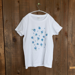 花占Tシャツ / ブルーデイジー 2枚目の画像