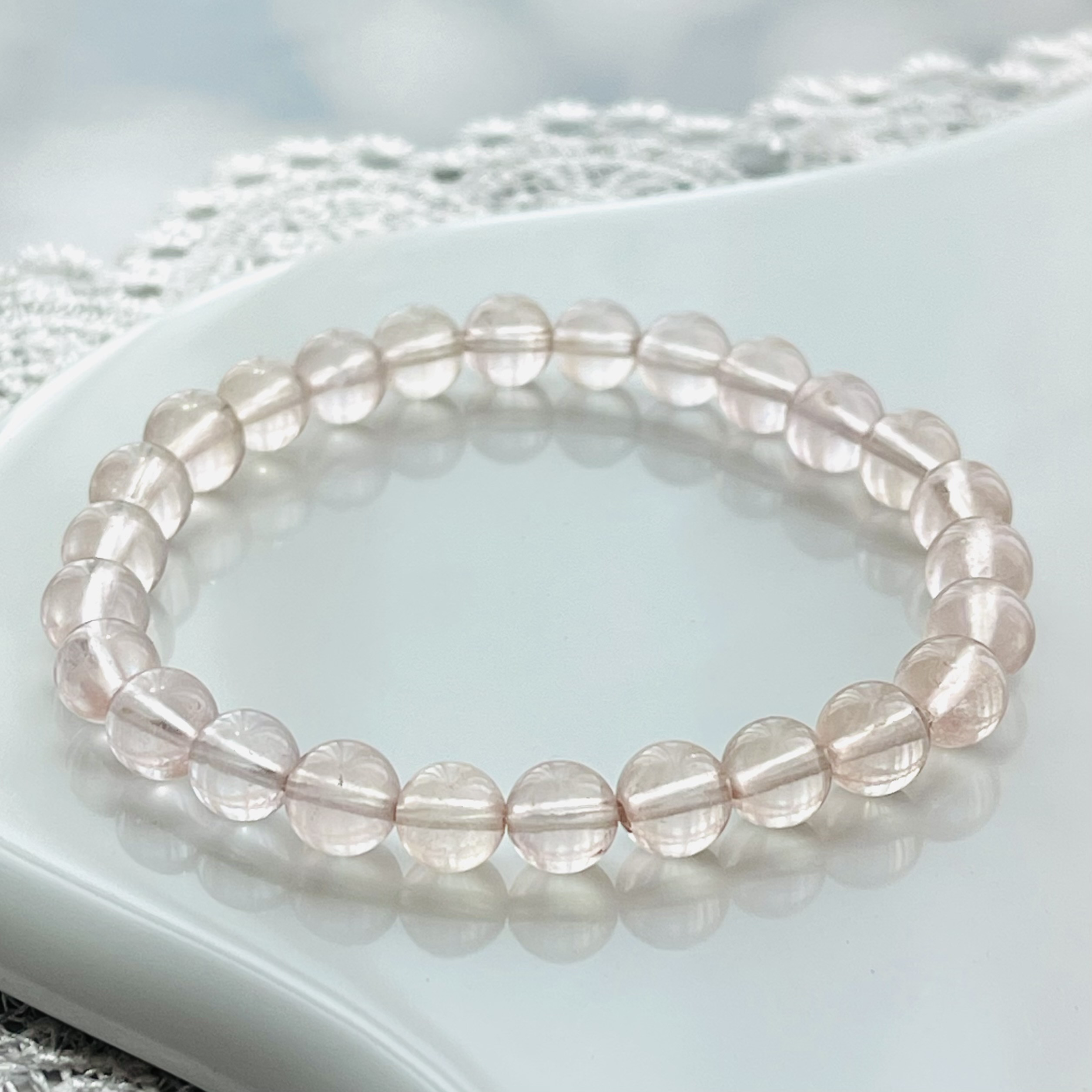 高品質✨透明キラキラ✨極上モルガナイト