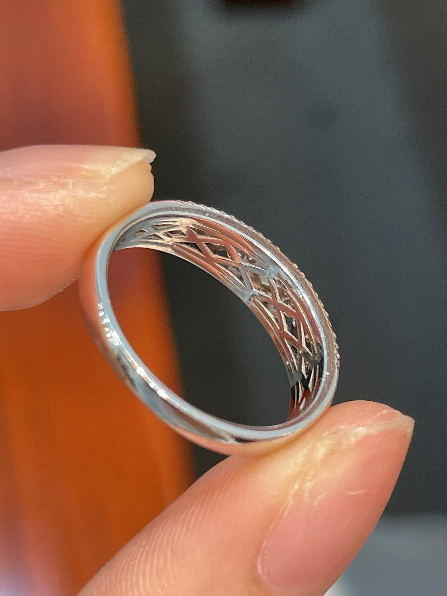 「翡翠」K18 天然ヒスイ　天然ダイヤモンド　上品　忍耐　5月誕生石 本翡翠　A貨　リング 25/7/6 陽緑