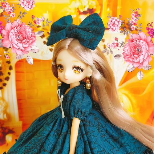 値下げ4800→3600円 リカちゃんサイズ ドールドレス 22㎝ドール A