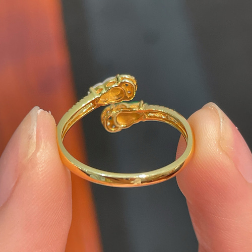 翡翠」K18 天然高氷種ヒスイ 天然ダイヤモンド 上品 瓢箪 本翡翠 A貨 