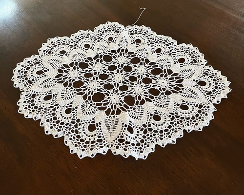 ハンドメイド レース編みドイリーNo.8 その他インテリア雑貨 Kazoo