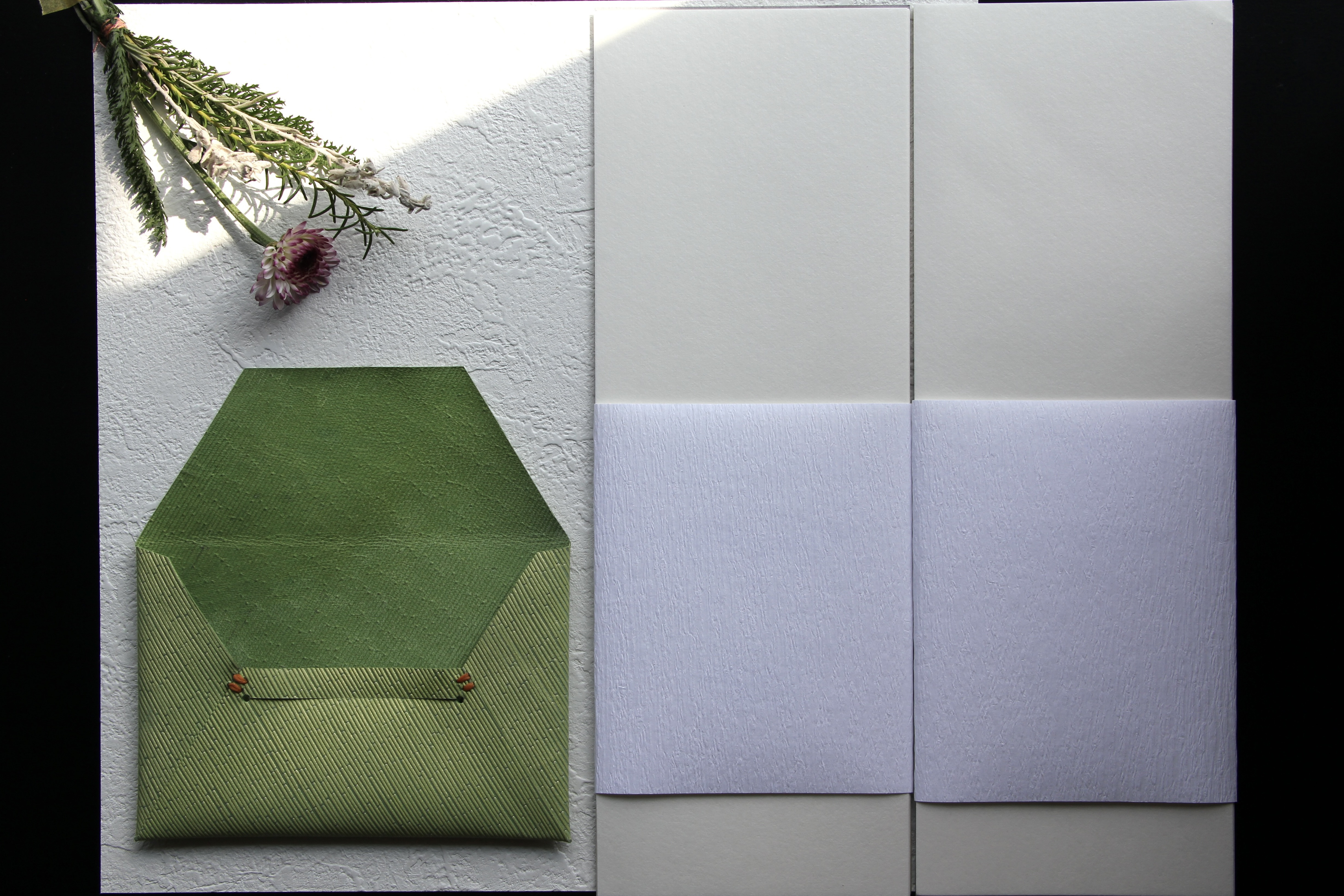 【Répétune】vol.7：Feuillade｜綴りの小径　【本革製封筒】