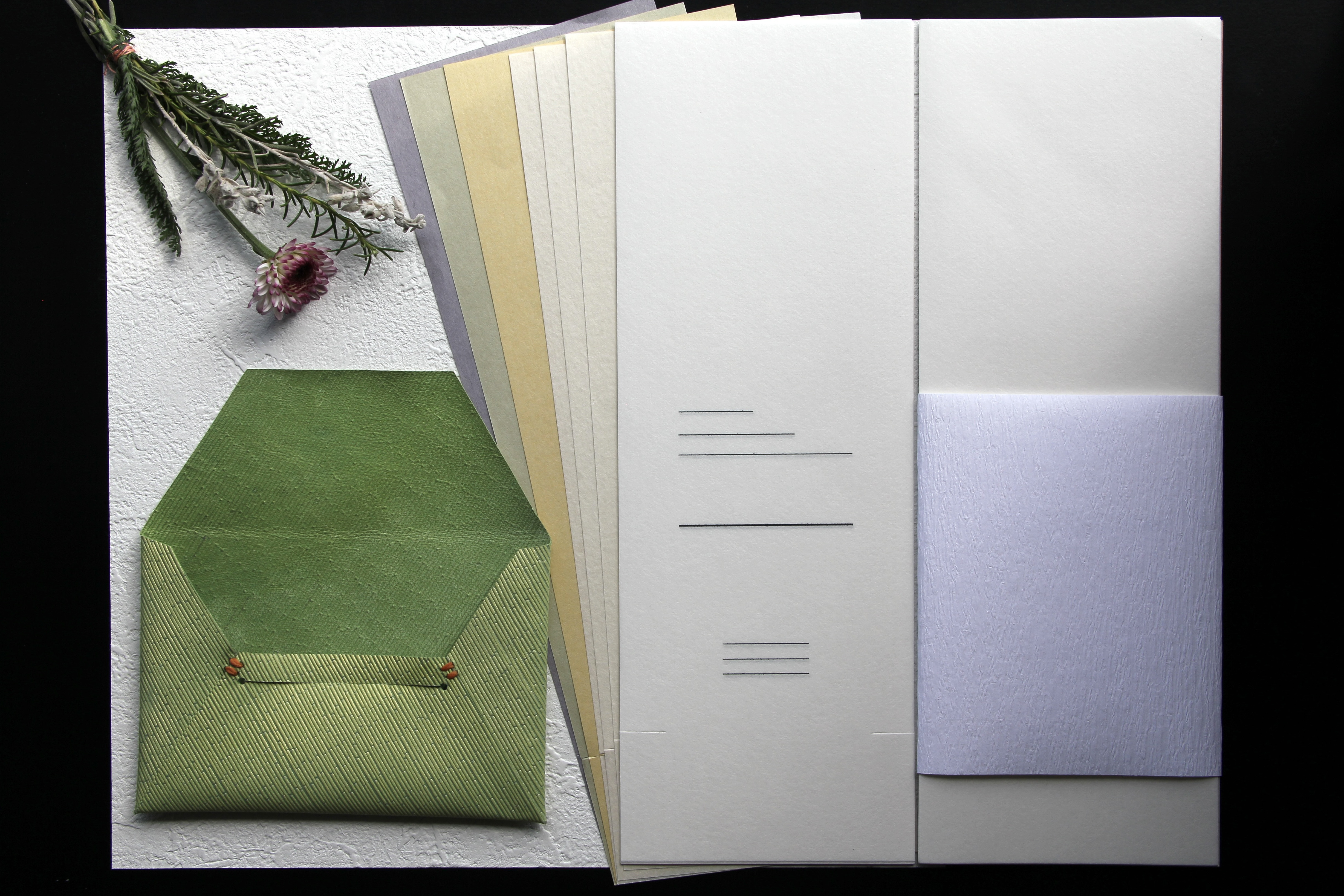 【Répétune】vol.7：Feuillade｜綴りの小径　【本革製封筒】