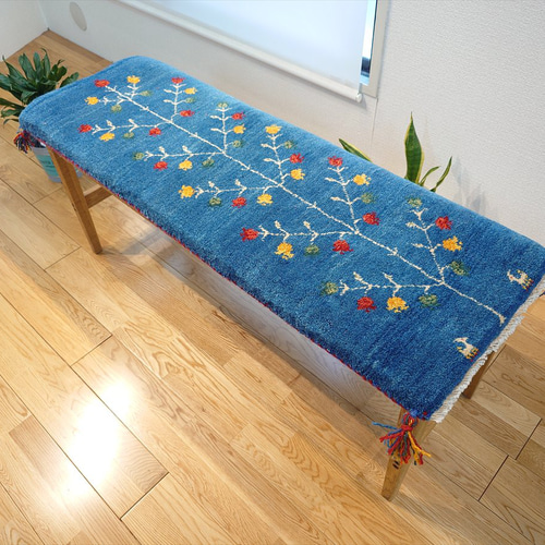 118x42cmペルシャ　ギャッベ　ミニランナー　手織り絨毯 118x42cmペルシャギャッベミニランナー手織り絨毯