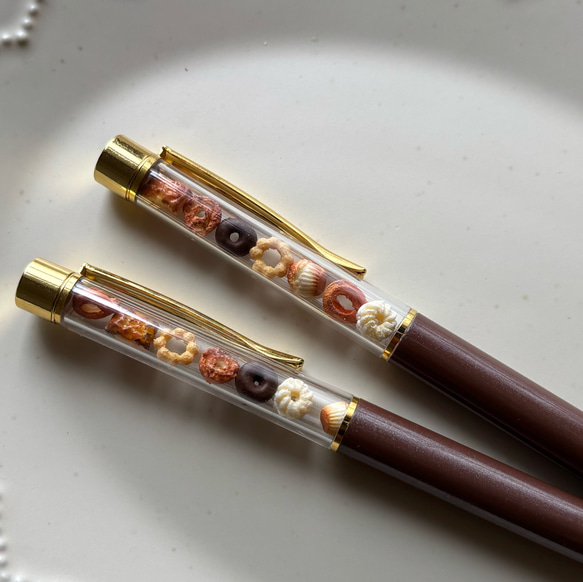 【7月リニューアル再販】うきうき*ミニチュアドーナツボールペン 1枚目の画像