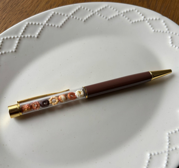 【7月リニューアル再販】うきうき*ミニチュアドーナツボールペン 2枚目の画像