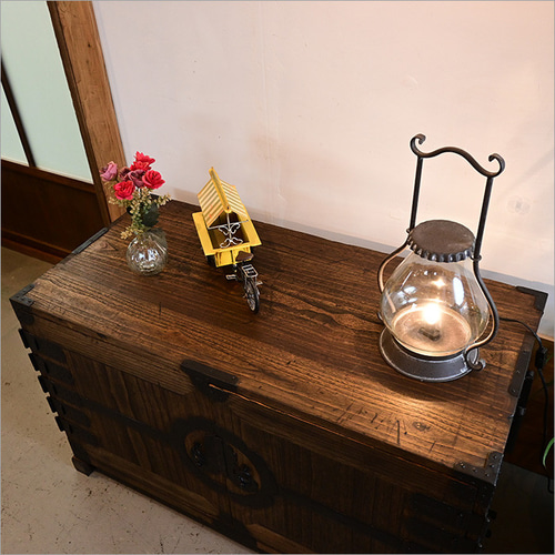 アンティーク 観音箪笥 和箪笥 チェスト リメイク品 大正時代 桐 天然