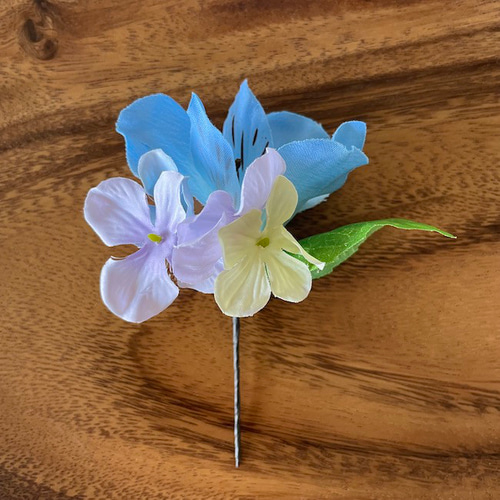 「さおりさまへ」オッズアンジェロ　髪飾り　　グレー2個セット 0317235258_62334b4a05c3e.jpg