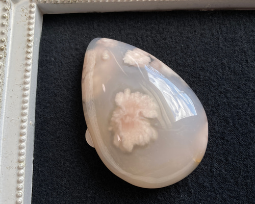 【珍品】天然石チェリーブロッサムアゲート チェリーブロッサムアゲート（桜瑪瑙） 大きめサイズ ルース B
