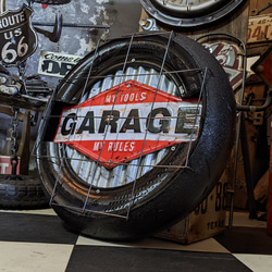 GARAGEサインボード "A"  ガレージ看板  BASE雑貨  アメリカンガレージ  #アメリカンヴィンテージ 7枚目の画像