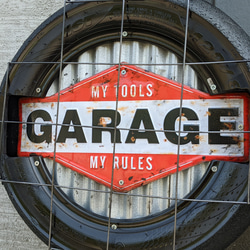 GARAGEサインボード "A"  ガレージ看板  BASE雑貨  アメリカンガレージ  #アメリカンヴィンテージ 5枚目の画像