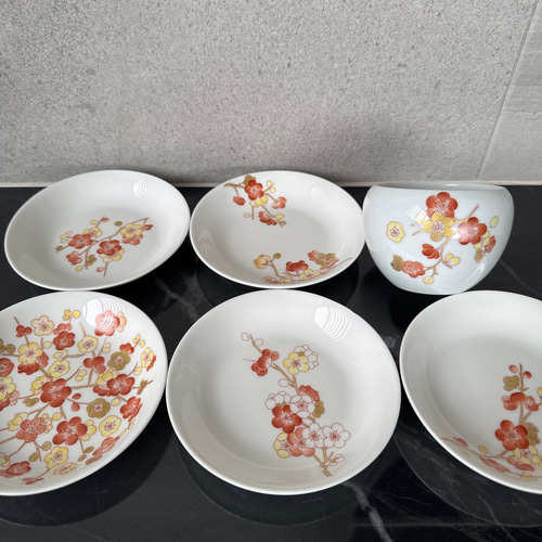 新品/未使用】ポーセラーツ/小皿5枚、湯呑み1個 小皿 amica 通販