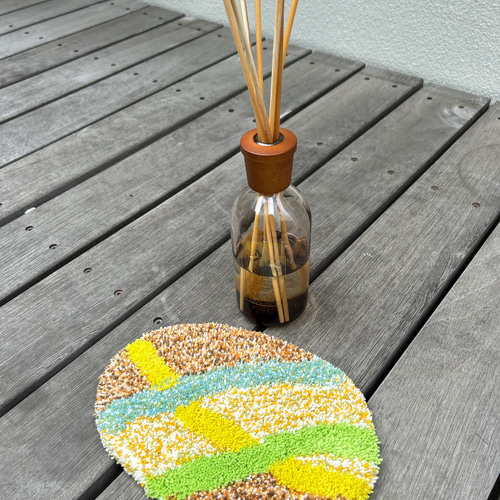 SALE】タフティング インテリア 小物置き ウォールアート ミニラグ