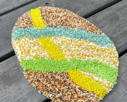 SALE】タフティング インテリア 小物置き ウォールアート ミニラグ