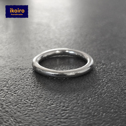 ■silver925 ハンドメイドリング　輪っか　丸　 サイズ1〜30号 2枚目の画像