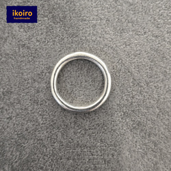 ■silver925 ハンドメイドリング　輪っか　丸　 サイズ1〜30号 3枚目の画像