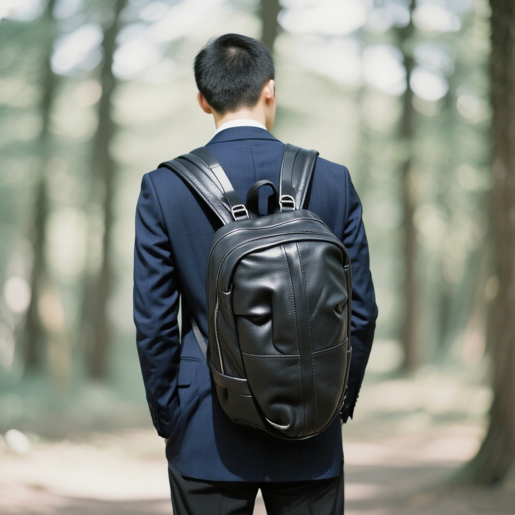 ｜ナッパレザーリュック｜大容量｜15.6インチ PC 対応｜通勤・アウトドア旅行・登山に最適！