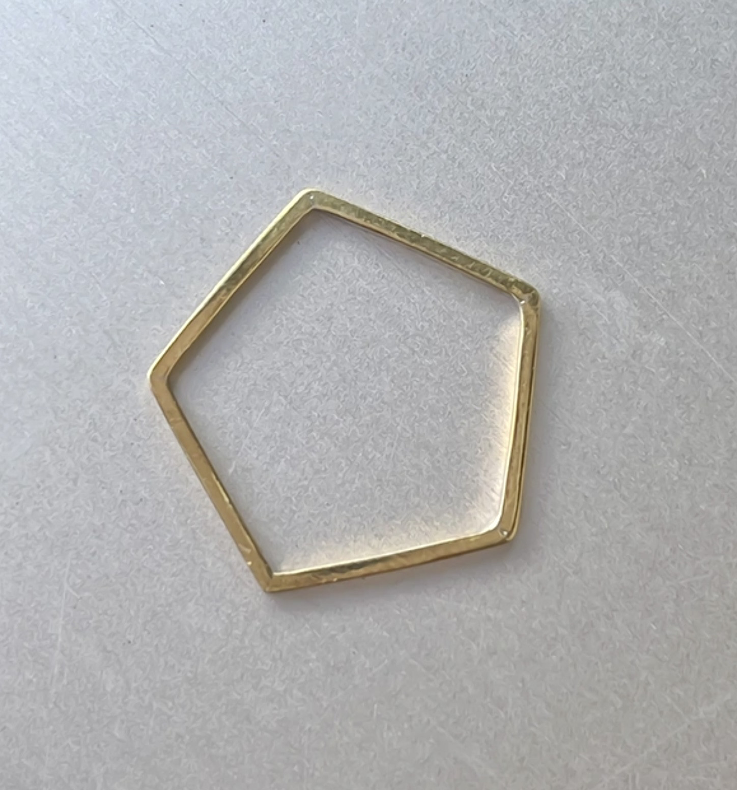 Gokaku ring K18 / 五角リング K18 ゴールド　〜Designed by Hanauta〜