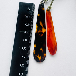 鬼灯レジンの帯飾り（透明と青紫） 6枚目の画像