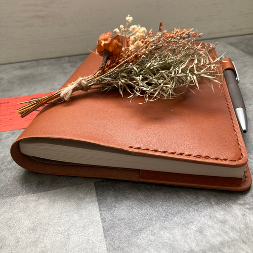 国産本革 ノートカバー A5サイズ 栃木レザー 手帳カバー Ms-leather