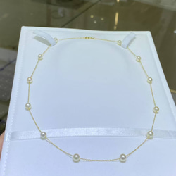 蝶々モチーフ シェルピアスk18 ピアス（スタッド・一粒） パール