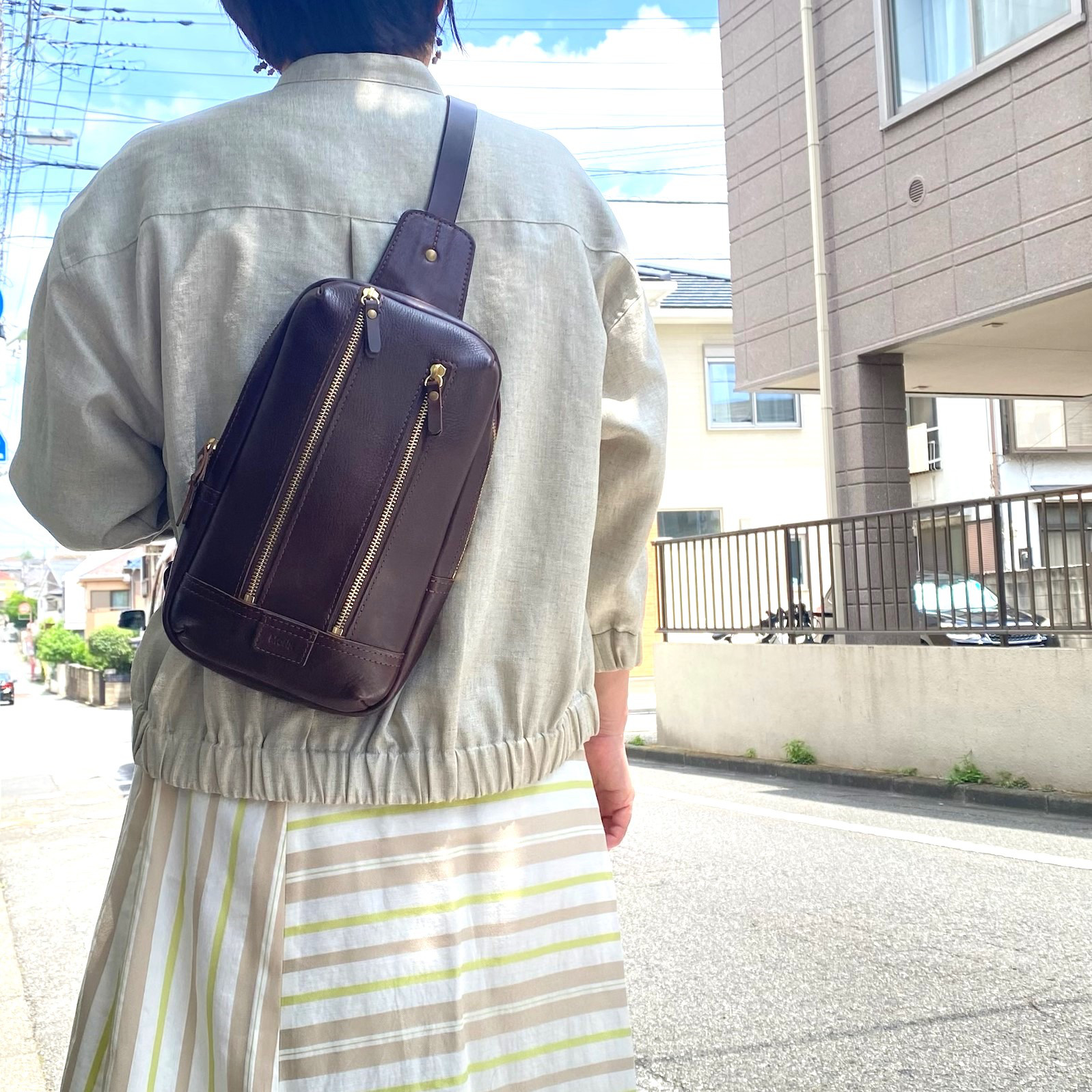 イタリアンレザー｜ボディバッグ Couplet（S09）