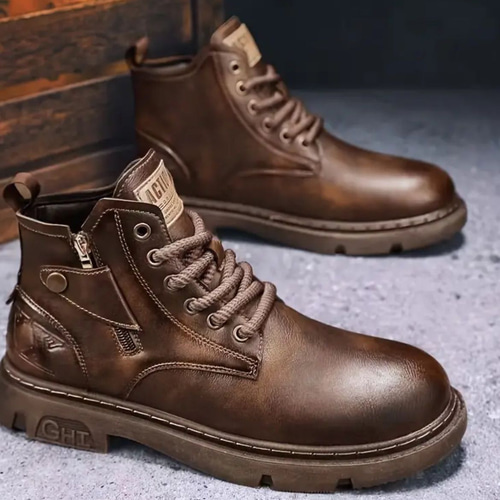 バイクブーツ レザー メンズ ブーツ ショートブーツ ライディング