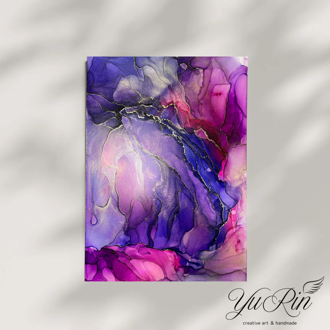 が大特価！ アルコールインクアート原画No.6 A4 その他アート YuRin 通販 絵画